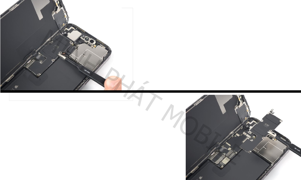 Hướng dẫn thay màn hình Iphone 14 Pro Max 8 thao nap dau noi pin iphone 14 pro max minhphatmobile 1